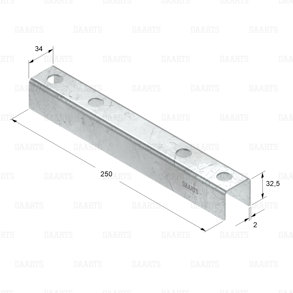 с размерами Соединитель внутренний DS MQL 41х41